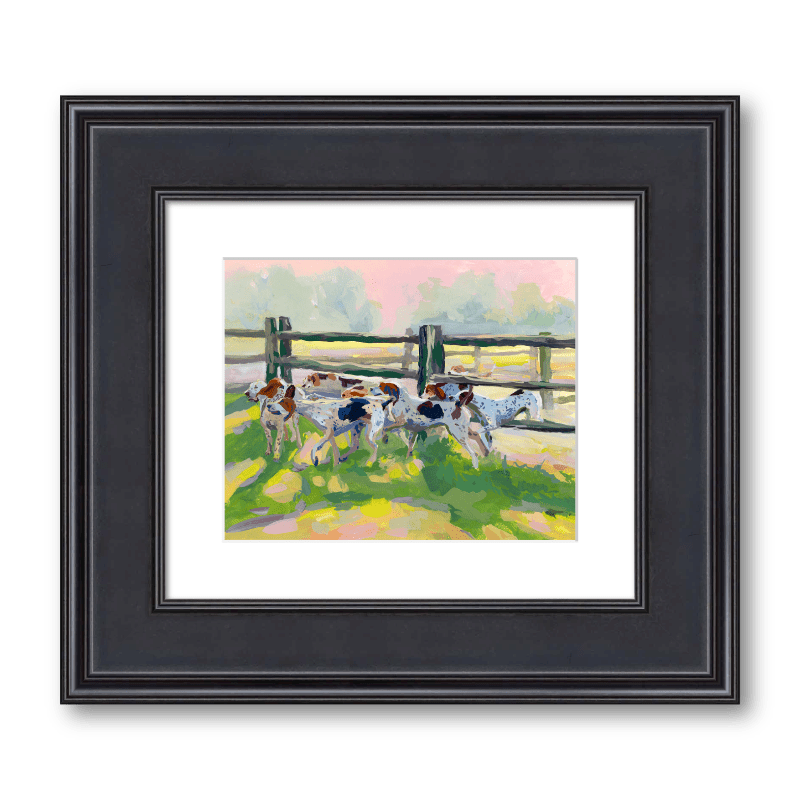 A Perfect Morning — Foxhunting Fine Art Print - Larissa Ann Fine Art