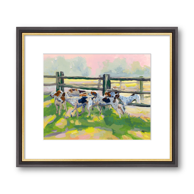 A Perfect Morning — Foxhunting Fine Art Print - Larissa Ann Fine Art