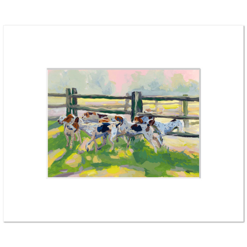 A Perfect Morning — Foxhunting Fine Art Print - Larissa Ann Fine Art