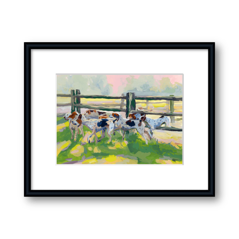 A Perfect Morning — Foxhunting Fine Art Print - Larissa Ann Fine Art