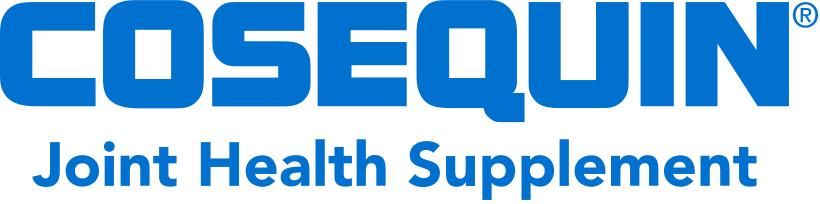 Cosequin Joint Health Supplement logo with blue and white text