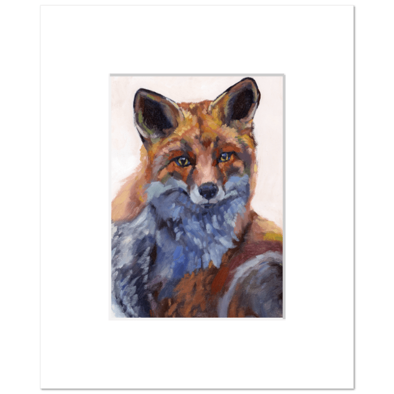 Lady in Pink — Fox Fine Art Print - Larissa Ann Fine Art