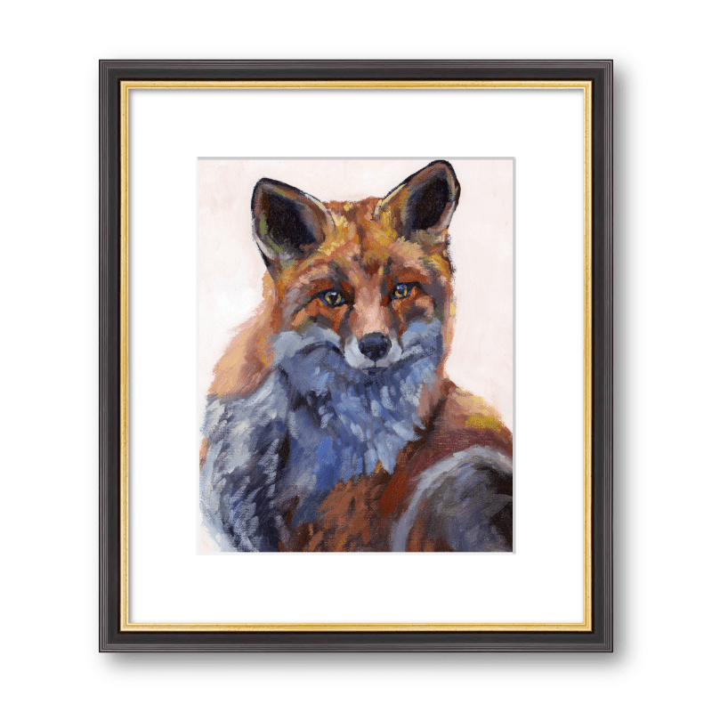 Lady in Pink — Fox Fine Art Print - Larissa Ann Fine Art