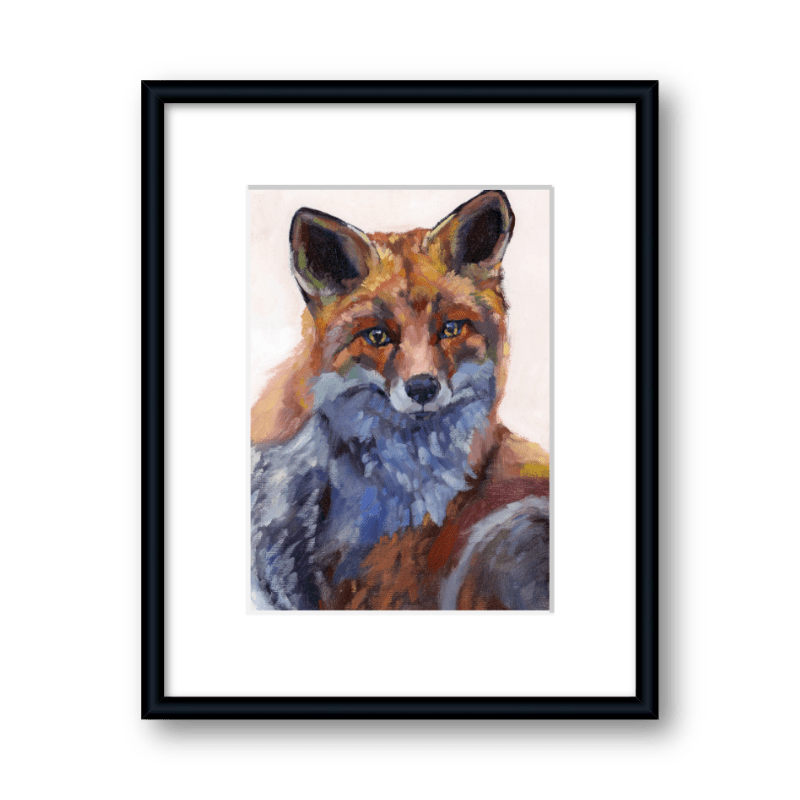 Lady in Pink — Fox Fine Art Print - Larissa Ann Fine Art