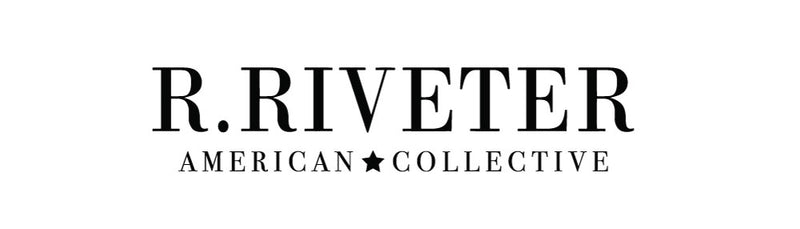 Logo of R. Riveter American Collective on a white background