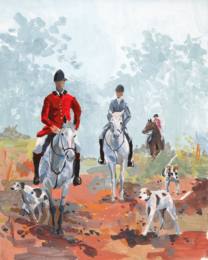 Whipper - In Foxhunting Print - Larissa Ann Fine Art