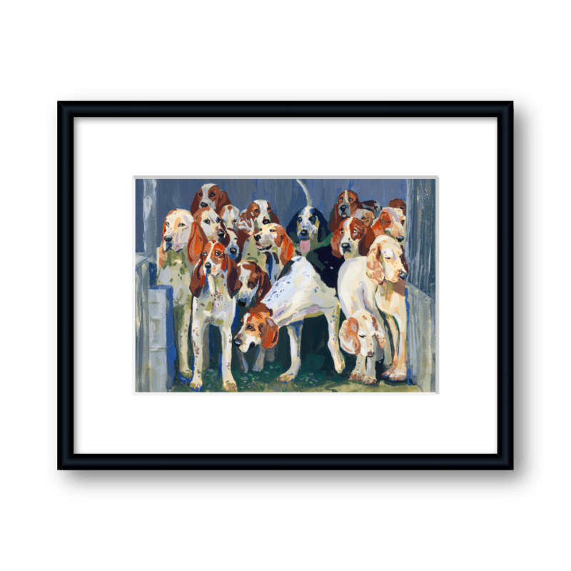 This Way — Foxhunting Fine Art Print - Larissa Ann Fine Art