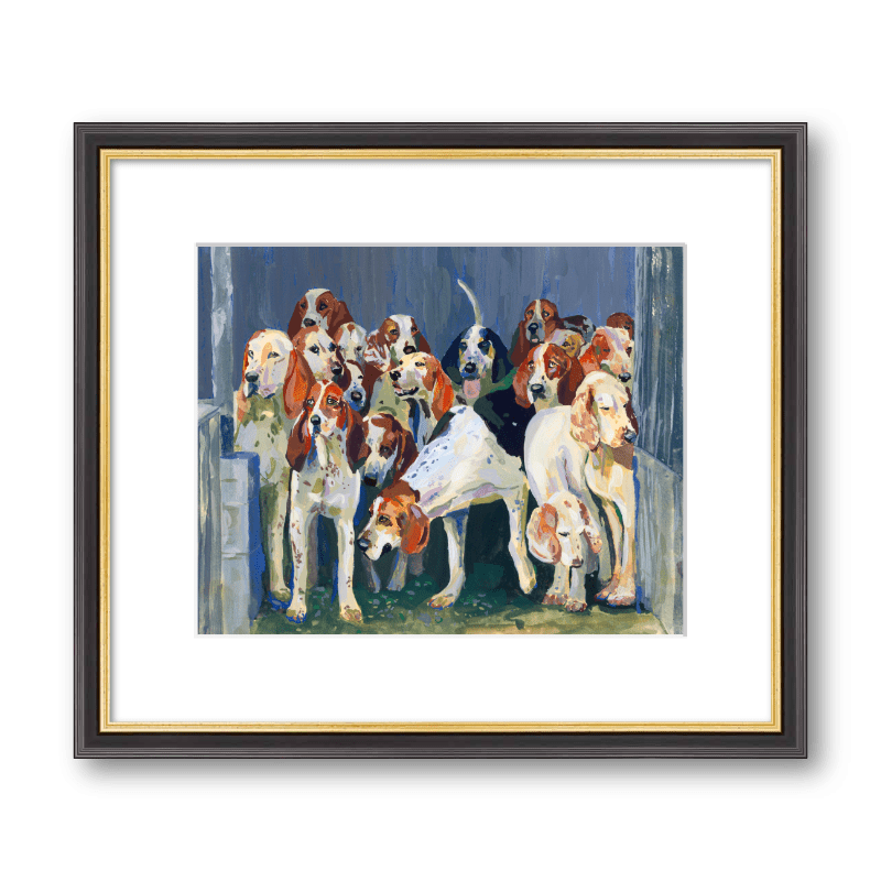 This Way — Foxhunting Fine Art Print - Larissa Ann Fine Art