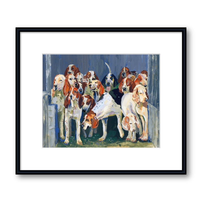 This Way — Foxhunting Fine Art Print - Larissa Ann Fine Art