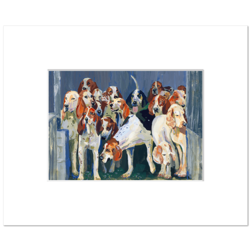 This Way — Foxhunting Fine Art Print - Larissa Ann Fine Art