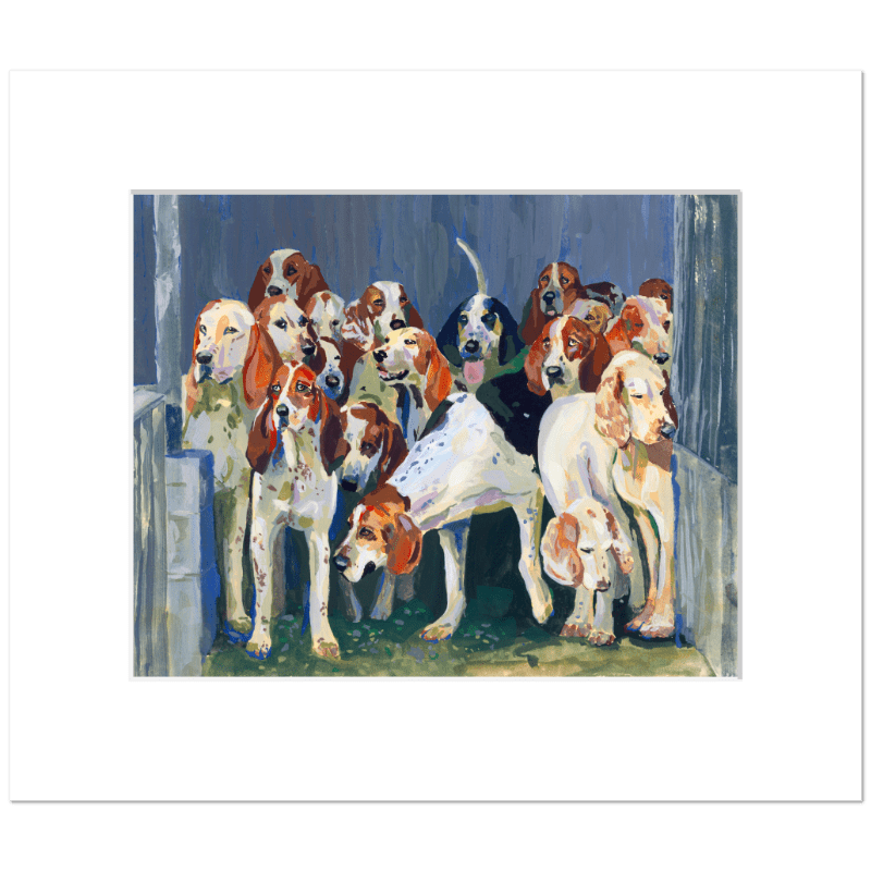 This Way — Foxhunting Fine Art Print - Larissa Ann Fine Art