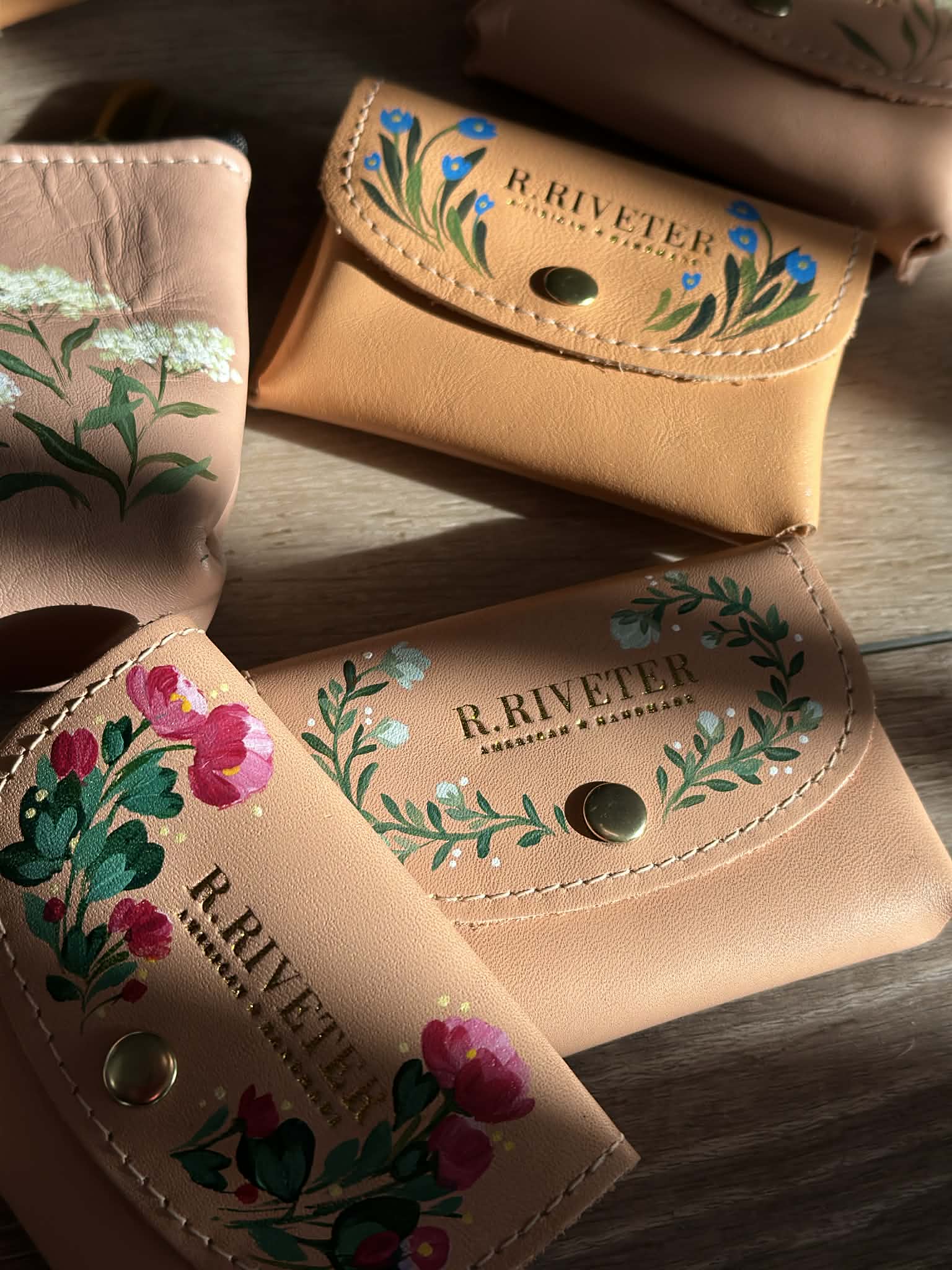 Leather Bag Customization - Painted Designs - Larissa Ann Fine Art