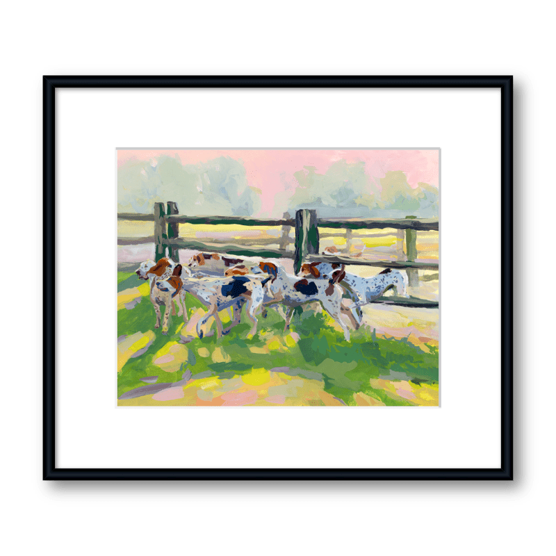 A Perfect Morning — Foxhunting Fine Art Print - Larissa Ann Fine Art