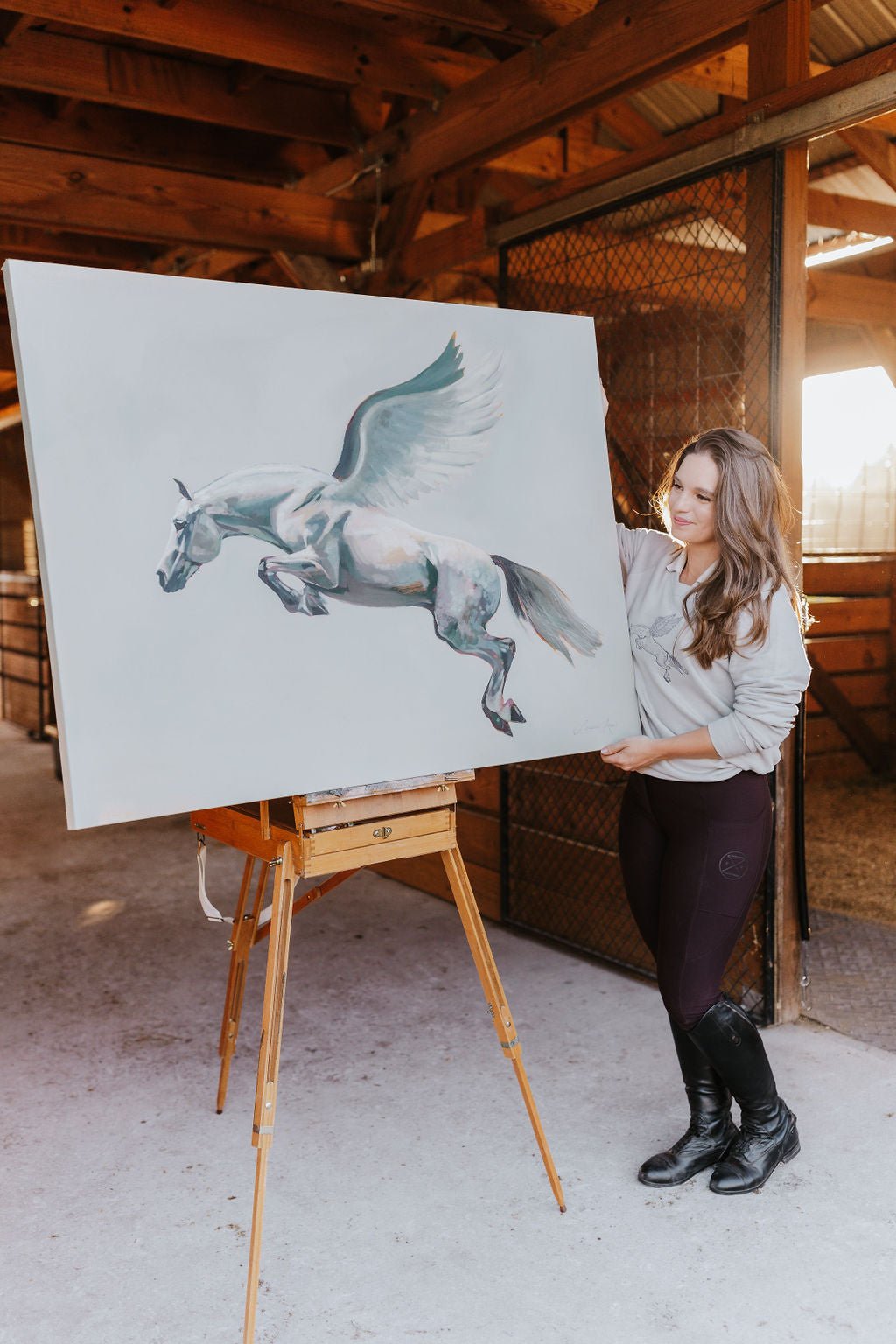 Take the Leap Original Painting - Larissa Ann Fine Art