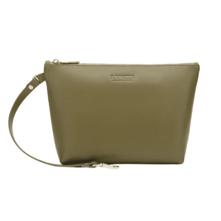 Pochette Clutch En Cuir Rouge American Apparel Vintage - Occasion
