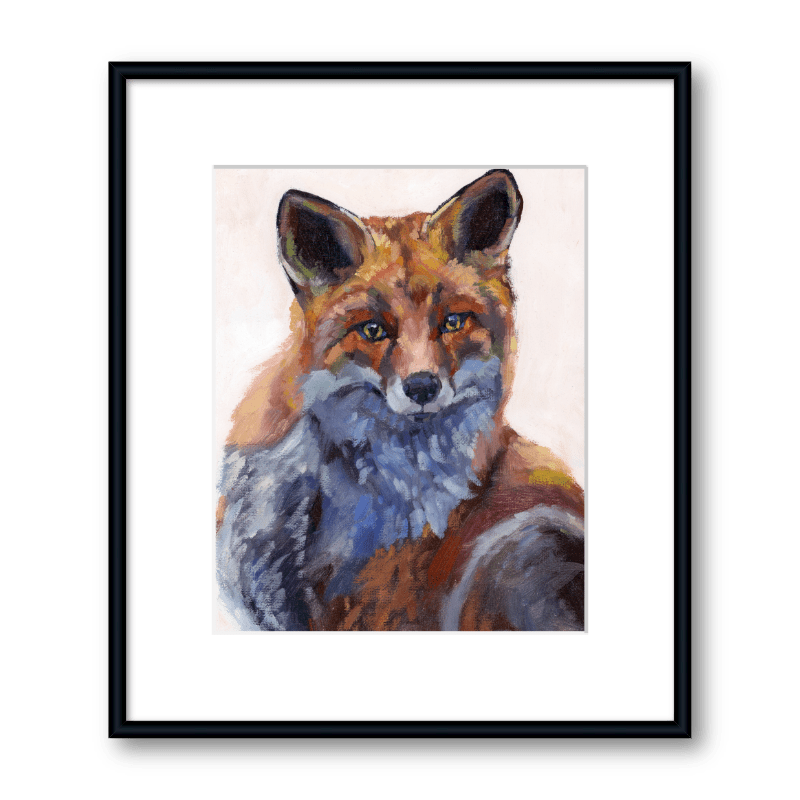 Lady in Pink — Fox Fine Art Print - Larissa Ann Fine Art