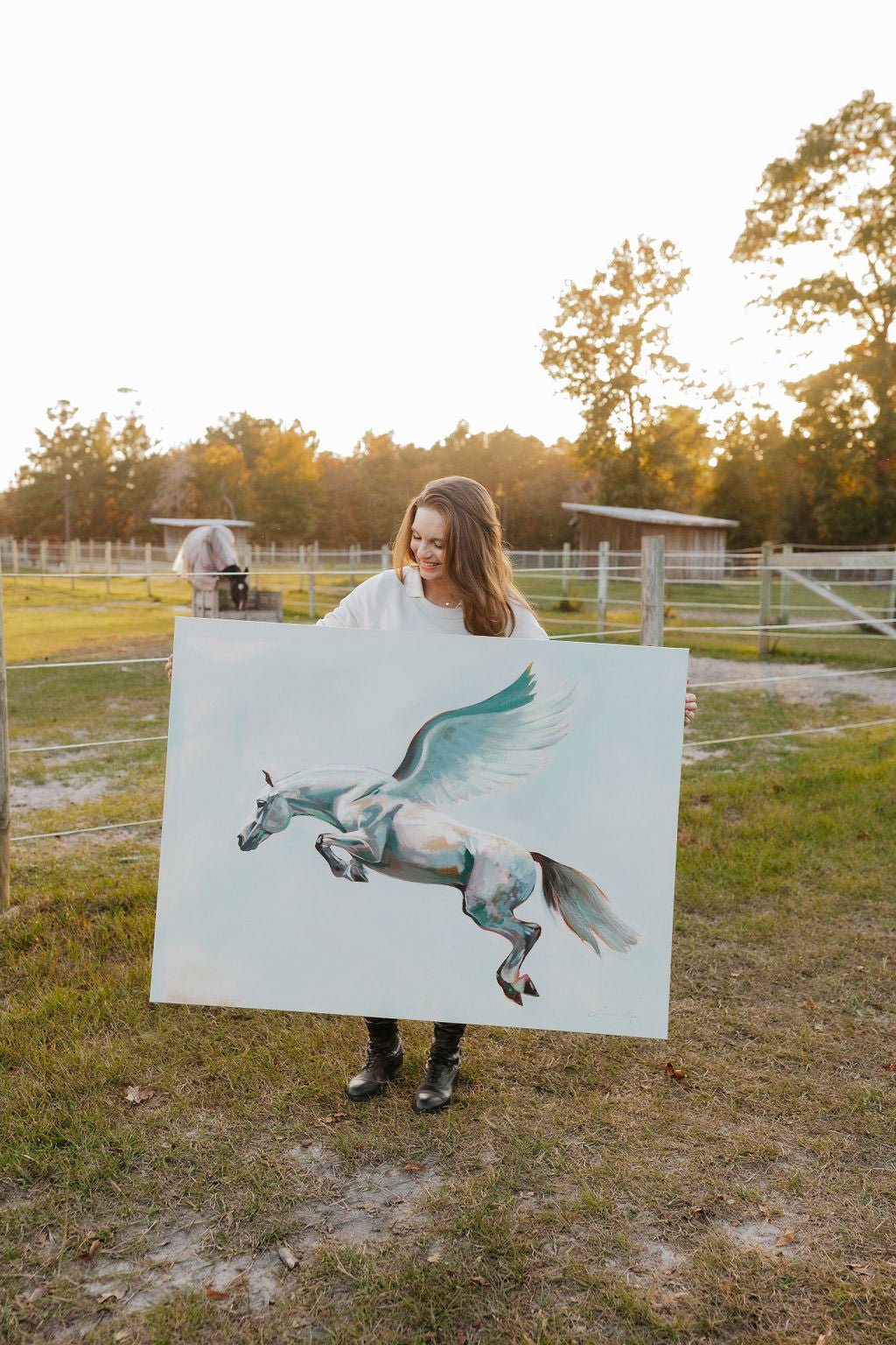 Take the Leap Original Painting - Larissa Ann Fine Art