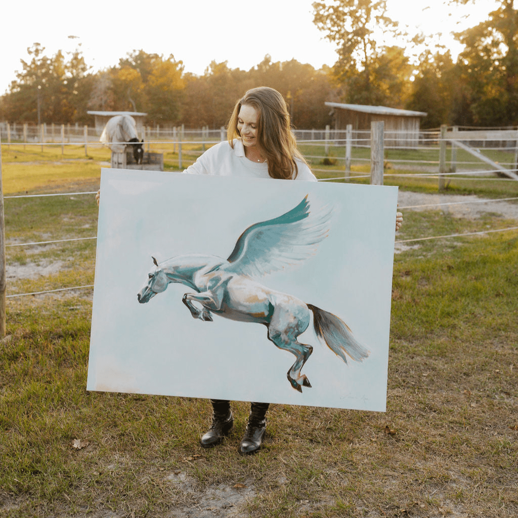 Take the Leap Original Painting - Larissa Ann Fine Art