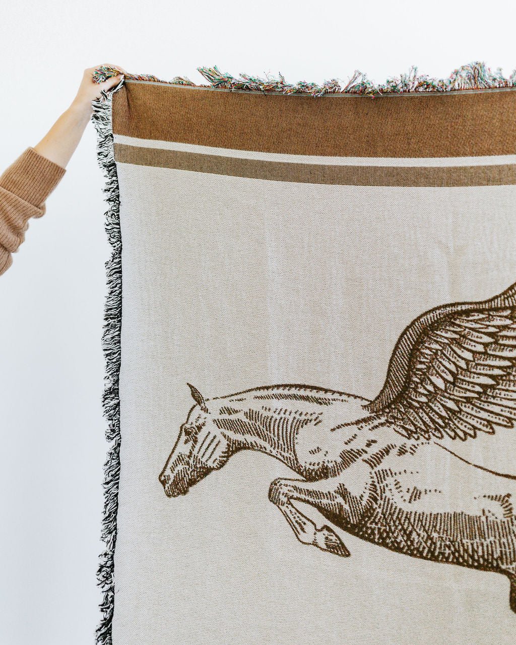 Take the Leap Woven Tapestry Blanket - Larissa Ann Fine Art